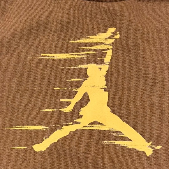 Kids Jordan Jumpman Logo Brown Crew Neck Sweatshirt 3T‎ Sample *Read - Picture 4 of 9
